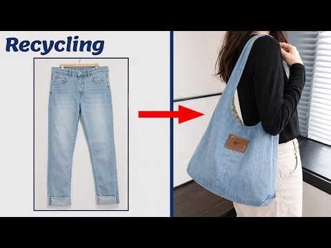 DIY Hobo Bag from Old Jeans – Easy & No Pattern Needed!