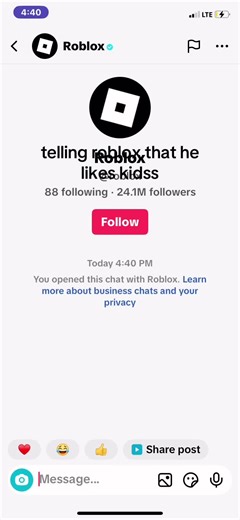 telling roblox “ chan” to admit he likes kids #Roblox@Roblox #fyp