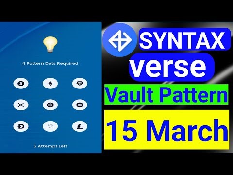 Syntax verse daily Vault Pattern | 15-16 March