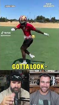 Showing real NFL players the fake 49ers player's highlight reel 💀