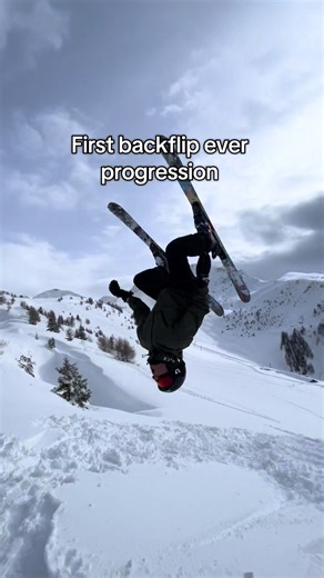 Client satisfied;) #skiing #winter | backflip