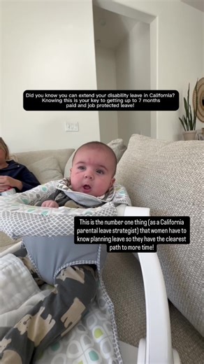 How disability extensions actually work in California (because this part gets messy): There are TWO separate systems happening at the same time: 💰 SDI = pays you 70–90% of income ⚖️ PDL CFRA = protect your job Money and job protection are not twins. They barely know each other. Step 1: You give birth. You’re medically disabled. You’re on Pregnancy Disability Leave (PDL). ✔️ SDI pays you ✔️ PDL protects your job So far, everyone’s aligned. Step 2: Standard recovery ends (6 or 8 weeks). If your p