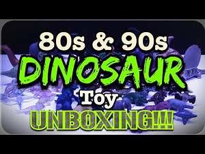 AMAZING 80s & 90s Dinosaur Toy Surprise Unboxing!!!