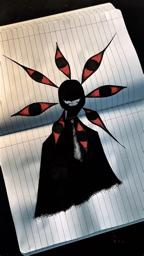 Day 30 Of Traumatizing My Math Teacher #art #horror #drawing #virashorts