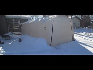 6 month REVIEW Shelterlogic 10x20 garage in a box