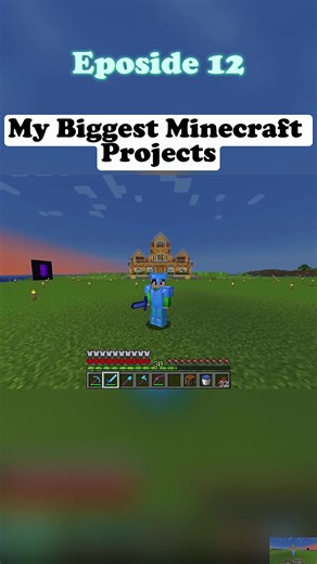 My Biggest Minecraft Projects... #minecraft