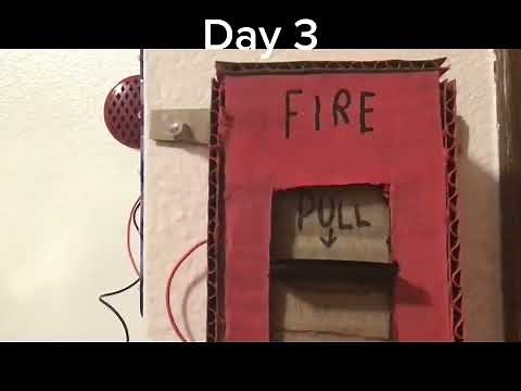 Cardboard fire alarm pull station