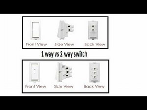 1 way vs 2 way switch//basic of 1 way vs 2 way switch//working of 1 way vs 2 way switch