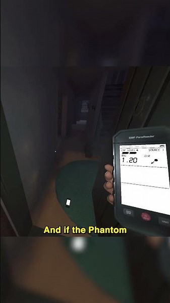 How To Identify Phantom With EMF Reader Phasmophobia #shorts #phasmophobia #phasmophobiagame