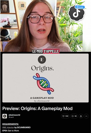 Origins : nouveau mod Ellesimsworld pour Les Sims 4