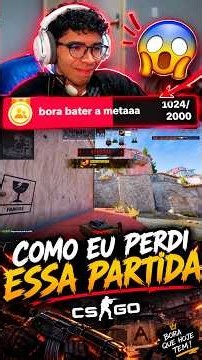 COMO EU PERDI ESSA PARTIDA #cs2 #viral #shorts