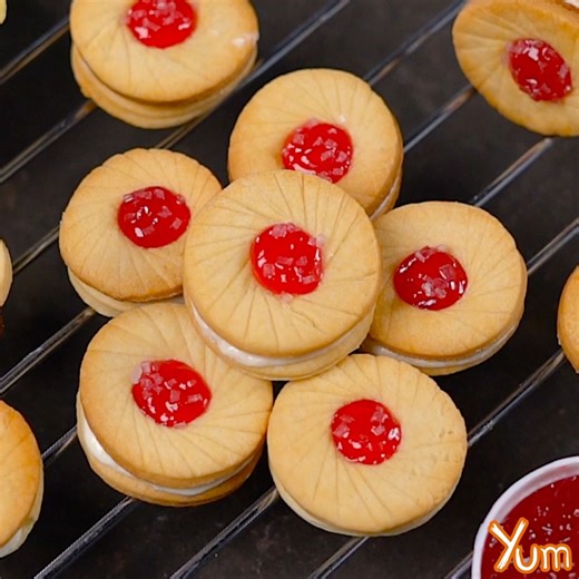 Jim Jam Biscuits Recipe* in the comment section! | Yum