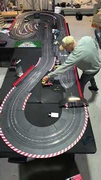 Digital slot car racing, can you pick the winner #racing #carracing