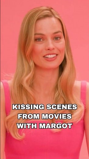 Romantic scenes with Margot Robbie | #lovestory #moviescenes #barbie #margotrobbie #kissscene