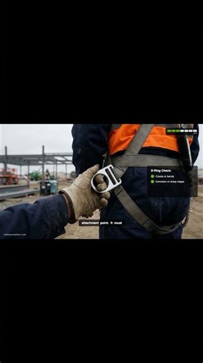 Check your D-rings — your last line of defense #FallProtection