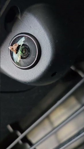 Model Y front camera spray cleaner #tesla #modelyjuniper #fsd