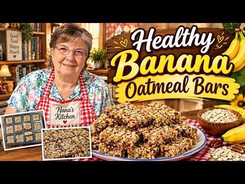 Amazing Banana Oatmeal Bar's