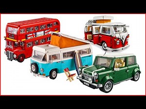 COMPILATION Top 4 Creator Expert Cars Speed Build - Brick Builder