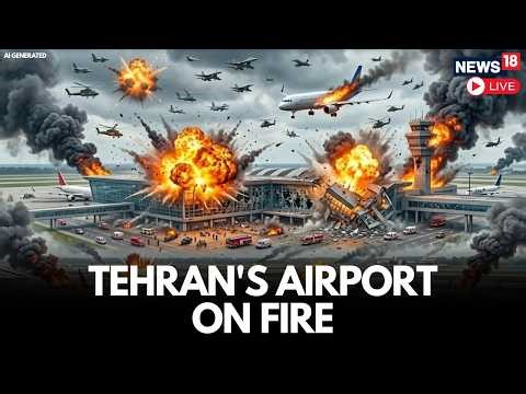 Iran-Israel War LIVE: Tehran Airport On Fire After Massive Explosion | Iran-Israel War Escalates