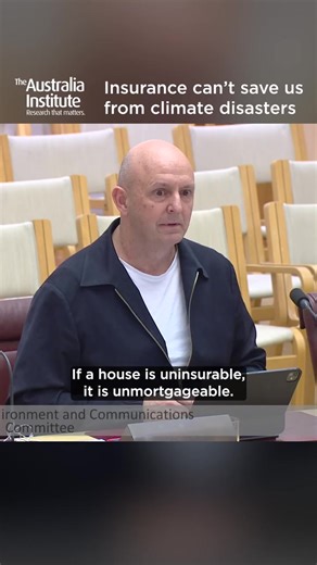 As climate disasters become more frequent, fewer Australians will be able to insure their homes. Fossil fuel producers should pay for the damage they are creating, not ordinary Australians. Add your name to the call for a climate disaster levy ✍️ https://nb.australiainstitute.org.au/climatedisasterlevy | The Australia Institute
