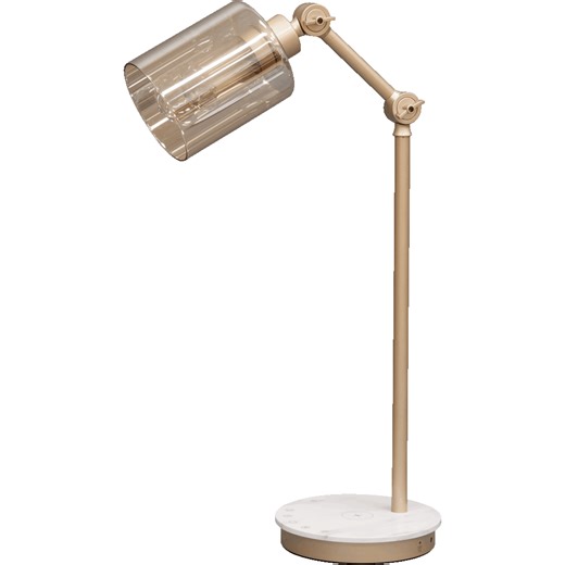 UltraBrite Vintage Edison LED Lamp with Wireless Charging & RGB Lighting