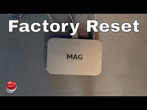 How To Factory Reset Mag 322 To Default