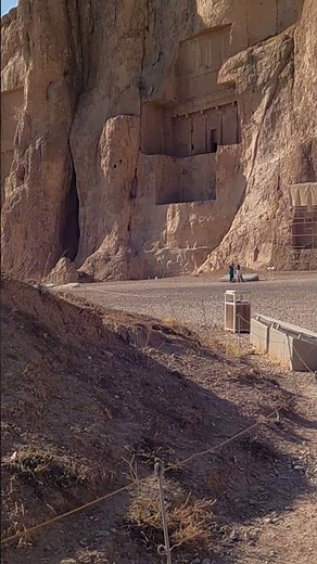 Naqsh-e Rustam where Darius I, Xerxes, Artaxerxes I and Darius II were laid to rest (Ancient Iran)