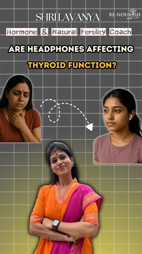 Hormone Thozhi on Instagram: "Headphones & your thyroid gland — is there a link? 🤔 Are headphones impacting your hormones? Your AirPods sit just millimeters from your thyroid… Let’s break it down so you can choose what’s right for your health. Simple swaps → lower exposure → better long-term health. Stay informed, stay empowered. 🌿 *COMMENT ‘YES’ TO GET THE PROTOCOL* 🔽 *Disclaimer:* All content shared in this video is for educational purposes only. It is not intended to diagnose, cure, or tre