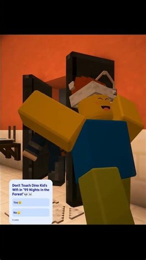 Try not to Troll Me in "99 Nights in the forest"💀 #shorts #minecraft