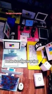 Computer project #art #viral #hardworkworks #computerdrawing #diy #drawing #craft #2025 #1k #yt #1m