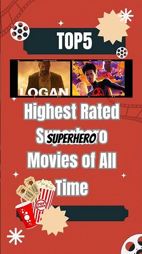 Top 5 Highest Rated Superhero Movies of All Time #top5 #superhero