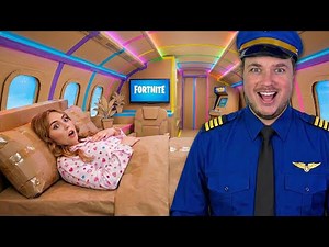 I Built A Billionaire Box Fort Private jet! (24 Hours)