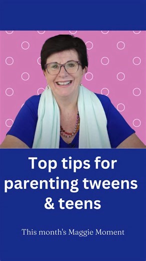 2.9K views · 140 reactions | View the full video ‘Top tips for parenting teens & tweens’ on Maggie’s YouTube channel or via the link in the bio. | Maggie Dent | Facebook