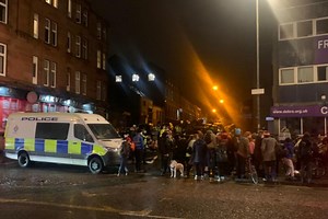 COP26 activists ‘GLUE themselves together’ outside Glasgow venue as 16 arrested