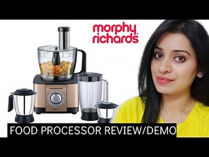 Morphy Richards Icon Food Processor Review | Unboxing / Installation / Demo