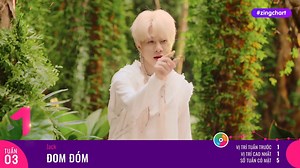 Đom Đóm của Jack giữ vững top 1 #zingchart tuần. Trong khi đó, Anh Luôn Là Lý Do của Erik tăng tốc vào top 3 và là ứng viên đáng gờm cho vị trí đầu bảng 😍 | Zing MP3