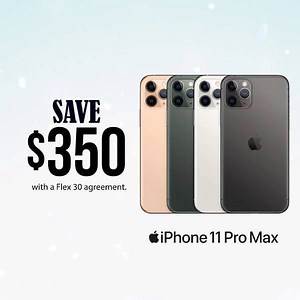 Get the iPhone 11 Pro Max for $25/month with Flex 30 at Cellcom! Visit cellcom.com/blackfriday for details. | Cellcom
