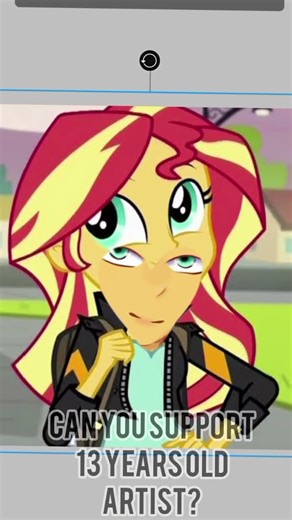 Sunset shimmer fanart 🌞 #fanart #drawing #shorts #art #artist #digitalart