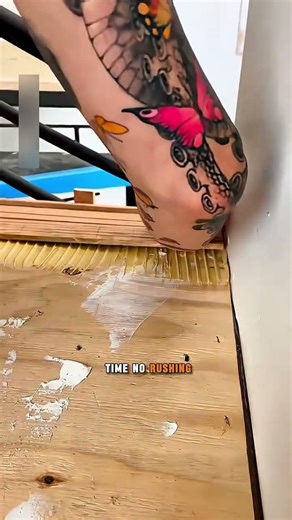 How to Lay Curved Wood Flooring #diy #interiordesign