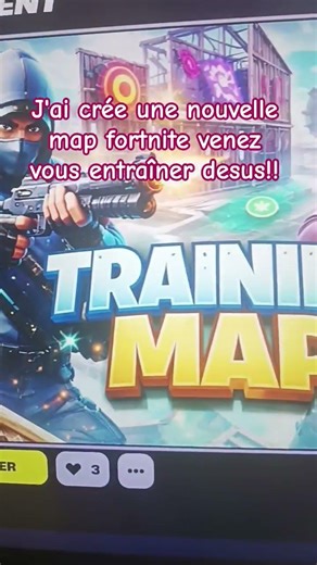 j'ai crée une map pour s'entraîner #fortnite #creative #map #training