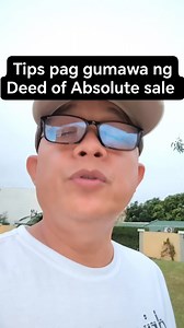 Tips pag nag gawa ng deed of absolute sale #property #lupaserye#realestate #propertytips #lupa #RealEstateTips #realproperty #deedofabsolutesale | Boss RCT