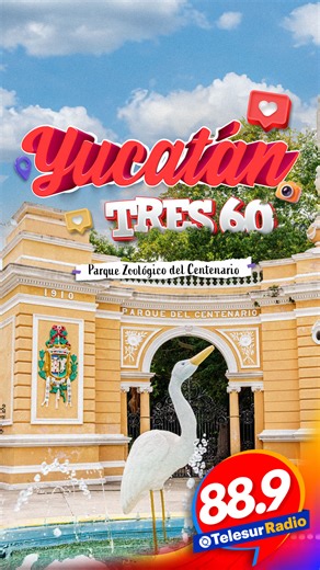 #Yucatantres60 Uno de los parques más emblemáticos de Mérida. Ideal para disfrutar la ciudad en familia. ¿Cual es tu recuerdo favorito en el Centenario? #Mérida #Turismo #Yucatán | Telesur Yucatán