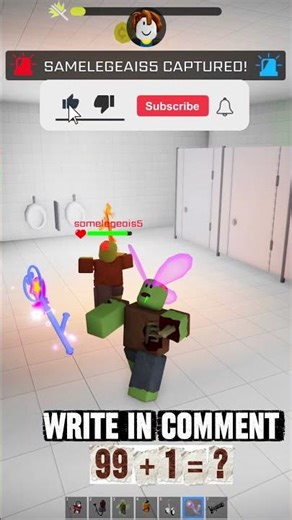 99999 IQ move in Barry's Prison Run! #roblox