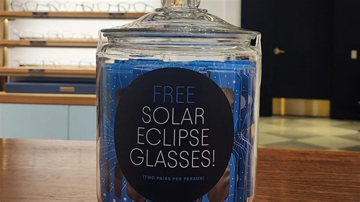 You can get free solar eclipse goggles while supplies last at these locations