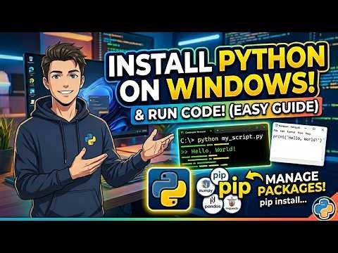Download and Install Python | Setup Run Code in CMD, IDLE, Notepad & Master Pip Packages #viral #ai