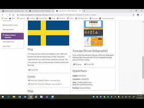 Introduction to CultureGrams