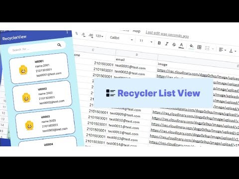MIT App Inventor - How to render large data sets with RecyclerView extension