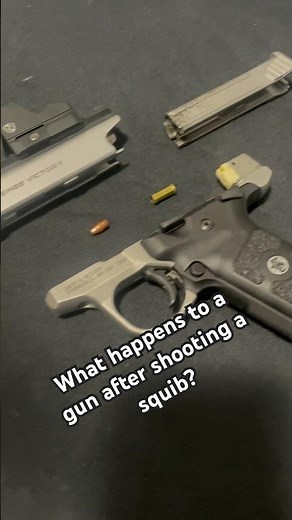 Squib Rounds: What a bullet stuck in the barrel looks like