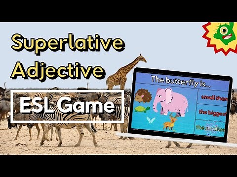 SUPERLATIVE Adjective ESL Game | English Activites to Help Teachers