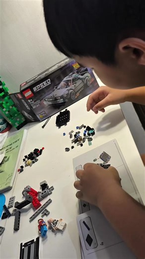 Building Lego Time Machine #lego #speedchampions #backtothefuture